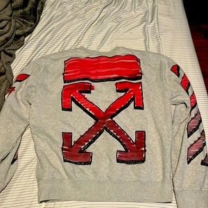 Baddass 2022 off white sweat shirt